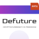 Defuture - Cryptocurrency PowerPoint template - GraphicRiver Item for Sale